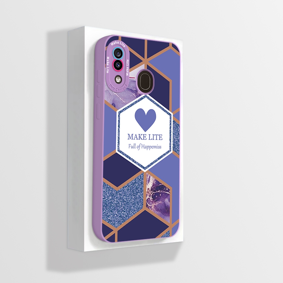 ปลอกสําหรับ samsung a20 samsung a30 เคสโทรศัพท ์ อินเทรนด รูปที่ 8