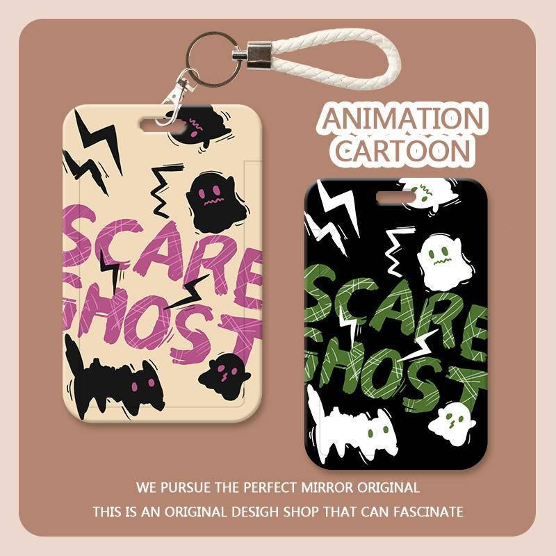 Ghost Couple Card Holder Campus Card Case Subway Access Control Water Card Protective Card Cover