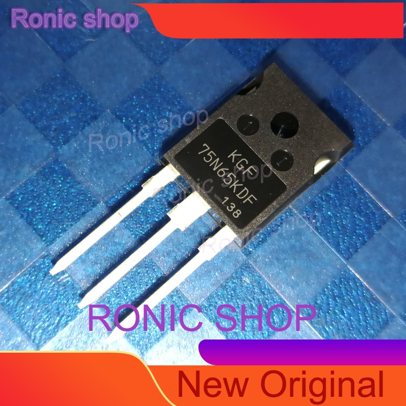 2 ชิ้นและ KGF75N65KDF KGF 75N65KDF 75N65 TO-247 IGBT หลอดเดี่ยว TO247 pxca12