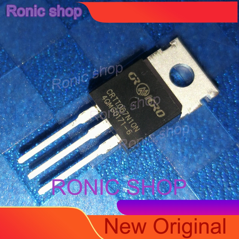 5pcs CRTT067N10N original CRTT067N10 TO220 TO-220, ยี่ห้อใหม่และต้นฉบับ N-CHANNEL MOSFET ทรานซิสเตอร