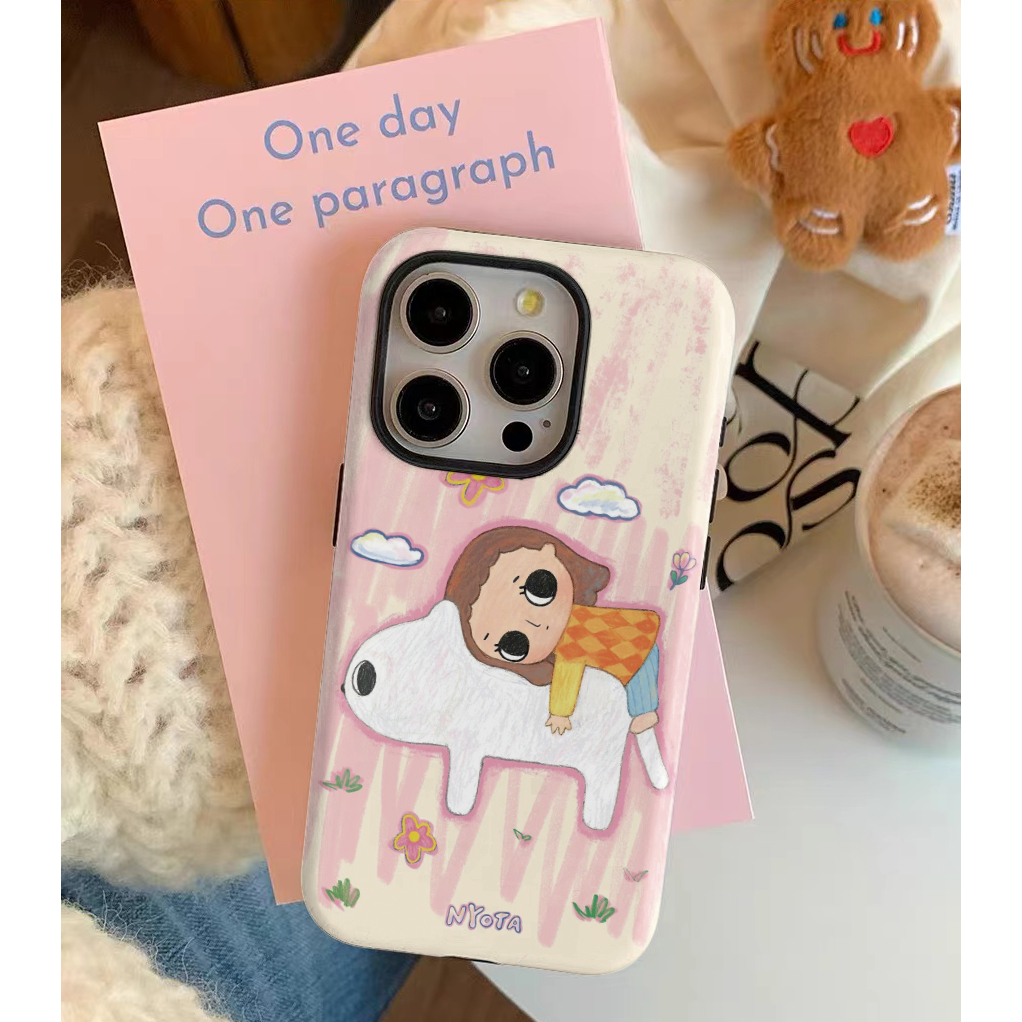 เคสโทรศัพท ์ Nyota POP Mart สําหรับ iPhone15ProMax 14Pro 13 XSMAX 8PLUS 2 เคส tpu และ pc