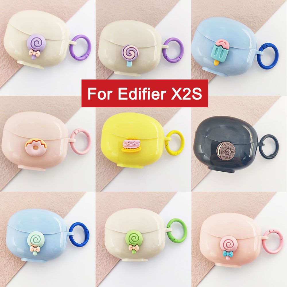 สําหรับ Edifier X2S กรณี Candy สีกรณี Casing สําหรับ Edifier X2S ฟรีแหวนหูฟังนุ ่ มฝาครอบ