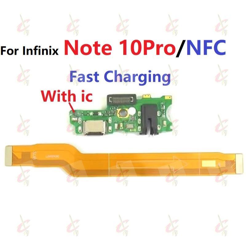 แพรตูดชาร์จ ตูดชาร์จ (Charging board) สําหรับ Infinix Note 10 Pro NFC แพรต่อจอ (Board Flex) X695 X69
