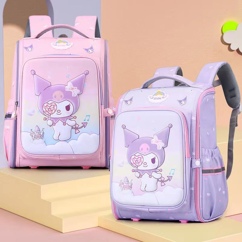 กระเป๋าเป้เด็กคุณภาพสูง kuromi กระเป๋าเป้สะพายหลังสําหรับผู้หญิง kuromi bagpack กระเป๋าอุลตร้าแมน กระเป๋าเป้อุลตร้าแมน ความจุขนาดใหญ่ กระเป๋านักเรียน kuromi beg