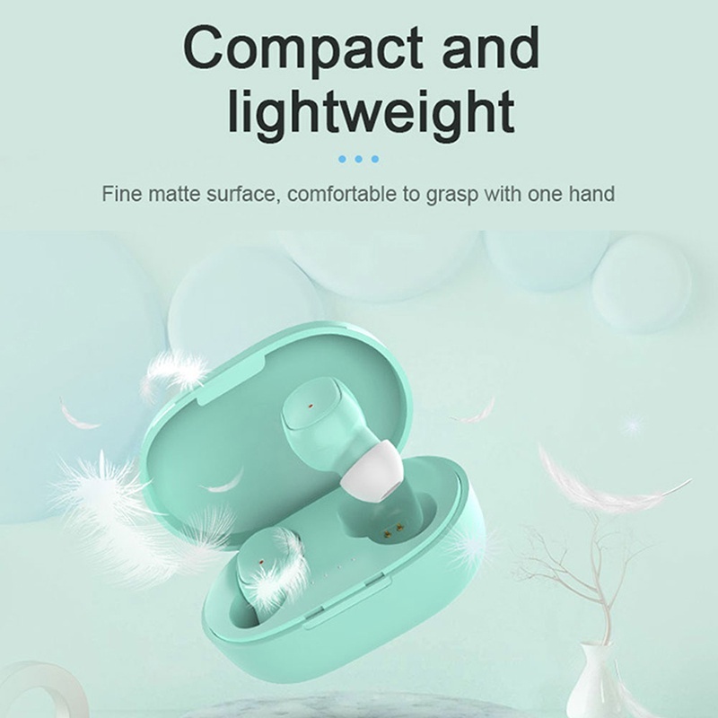 ซื้อ 1 ฟรี 1 นาฬิกาEarbuds A6S หูฟังไร้สายพร้อมเคส, หูฟังบลูทูธขนาดเล็กเข้ากันได้กับ IOS และ Android, หูฟัง TWS ลดเสียงรบกวน