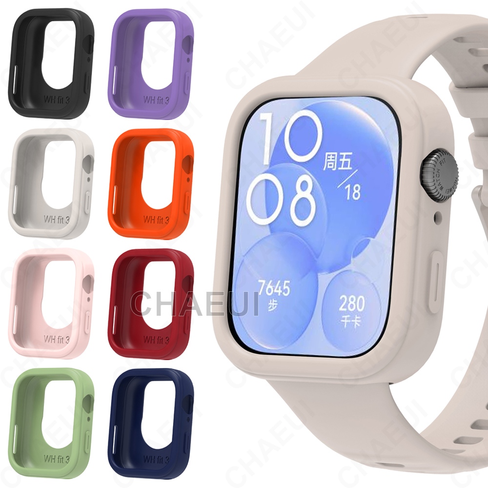 เคสซิลิโคนฝาครอบป ้ องกันอุปกรณ ์ เสริมสําหรับ Huawei Watch Fit 3 2 / Huawei Watch Fit Special Edition