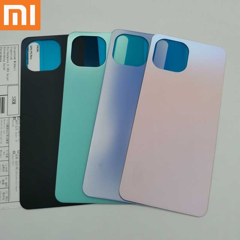 Mi 11 Lite ฝาหลัง 3D กระจกด้านหลังประตูสําหรับ Xiaomi Mi 11 Lite 11Lite 5G เคสโทรศัพท์