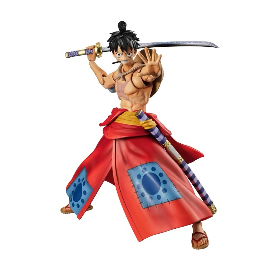 MegaHouse MH VAH ONE PIECE Wano Country Monkey.D.Luffy anime doll figure