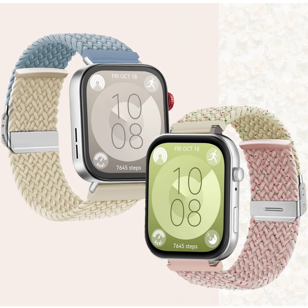Compatible For huawei watch fit 3 สาย Nylon Huawei watch fit 2 Strap huawei watch fit New สาย huawei