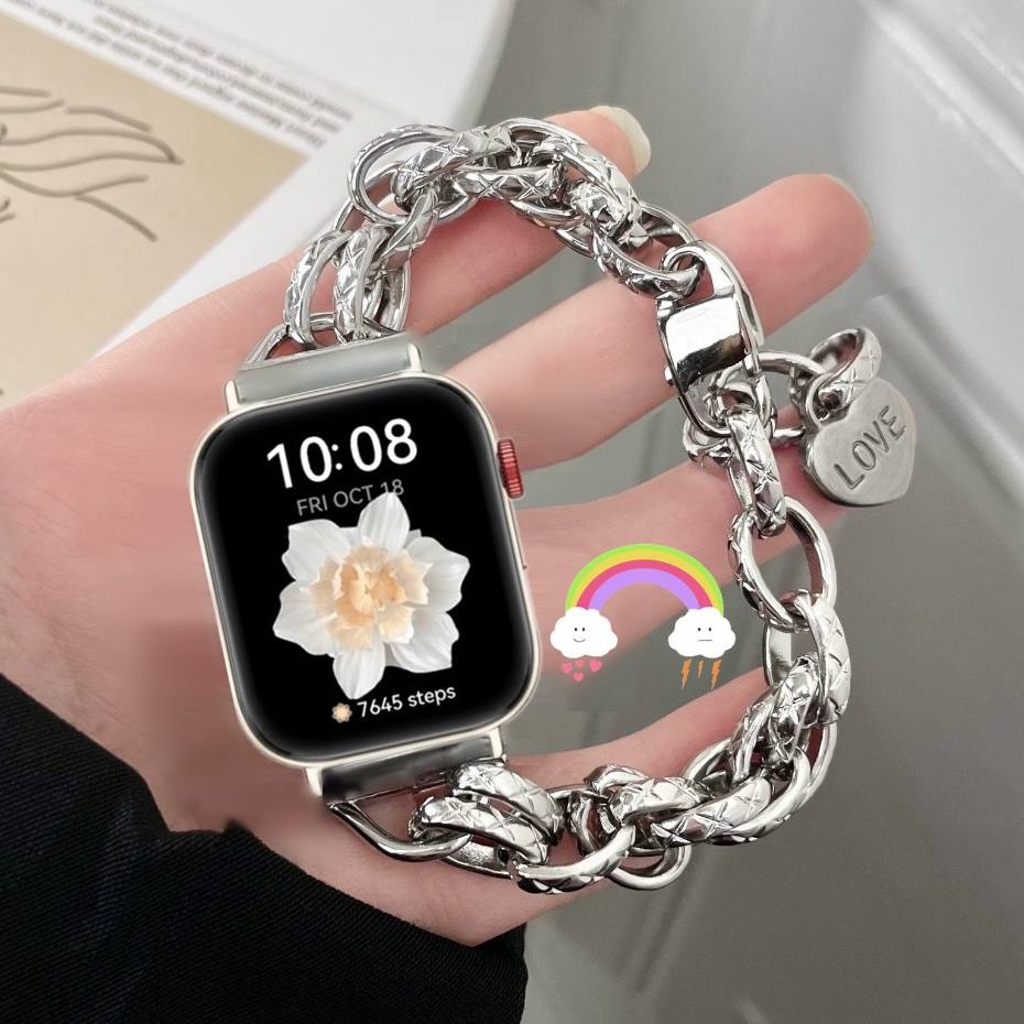 Punk Love Punk Love Chain huawei watch fit 3 สาย Bracelet Huawei watch Fit 4 สาย Huawei watch Fit 4 