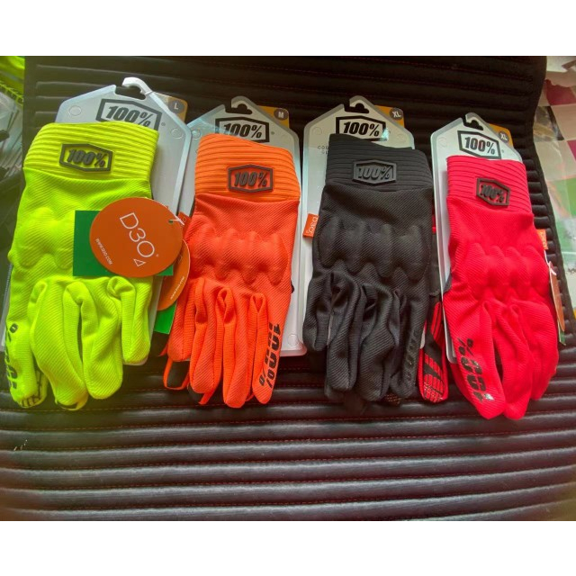 100 % D3O 4 สีถุงมือแข ่ งถุงมือวิบากถุงมือจักรยานเสือภูเขารถจักรยานยนต ์ /Dirt Bike/จักรยาน