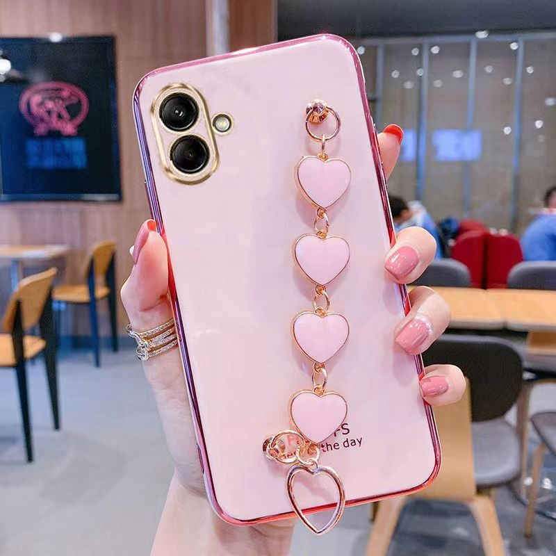 เคส samsung A05 Electroplated Phone Case Love Bracelet