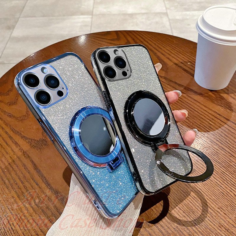 เคส OPPO Reno 13 13F 12 12F 11 11F 10 8 Pro 8T 8Z 7 7Z 6 6Z 5 4 2F 4G 5G Reno13 Reno12 Reno12F Reno11 F Reno11F Reno10 Pro+ Plus Reno8 Z T Reno8Z Reno8T Reno7 Reno7Z Reno6 Reno6Z Reno5 Reno4 Reno2 F Protect Camera Glitter Ring Mirror Stand Soft Case - รูปที่ 5