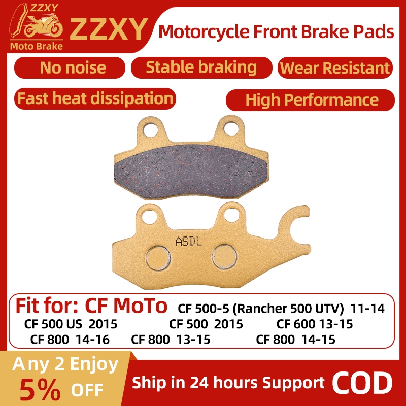 1 คู่รถจักรยานยนต์เบรคด้านหน้าสําหรับ CF MoTO CF 500-5 (Rancher 500 UTV) 11-14 CF 500 US Z-Force 550