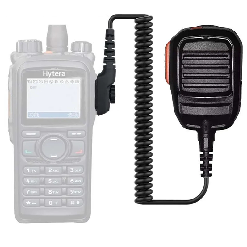 Hytera SM18N2 PTT ไมโครโฟนลําโพงกันน ้ ํา DMR สําหรับ Hytera PD700 PD780 PD785 Ham วิทยุ Mic อุปกรณ 