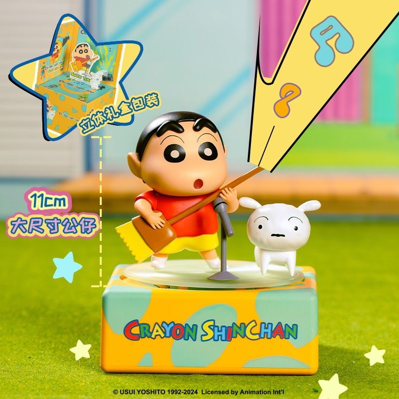 น ่ ารักเดสก ์ ท ็ อปบลูทูธ Crayon Shin Chan ลําโพงบลูทูธ Mini Record Player โทรศัพท ์ มือถือแบบพกพาเสียงของขวัญวันเกิดคริสต ์ มาส