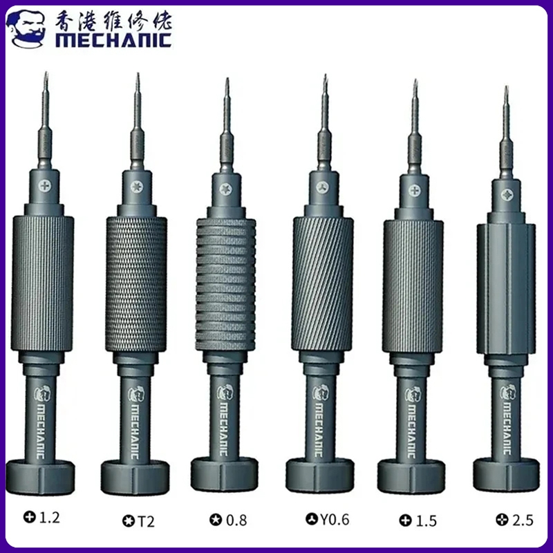 MECHANIC 6in1 IShell MAX Mortar Mini Precision ไขควงชุด Blossom Cross สําหรับโทรศัพท์มือถือถอดชิ้นส่