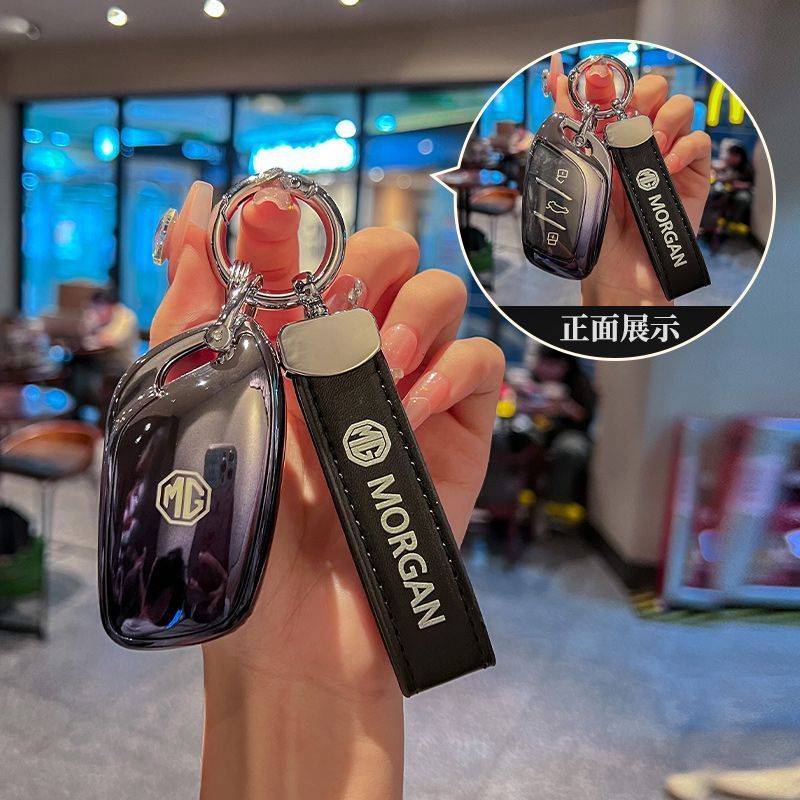 เคสกุญแจรีโมทรถยนต์ TPU แบบนิ่ม สําหรับ Saic MG mulan ZS EV MG6 EZS HS EHS 2019 2020 Roewe RX5 I6 I5 RX3 RX8 ERX5 MG5 MG 3 4 5 6 ZS EV EZS MG3 MG6 HS PHEV EP GS GT อุปกรณ์เสริมรถยนต์ RX5