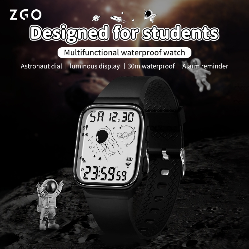 ZGO นาฬิกาเด็ก เรืองแสง กันน้ํา นาฬิกานักเรียน ใช้ได้ทั้งเด็กผู้หญิงและเด็กผู้ชาย รุ่น 8616