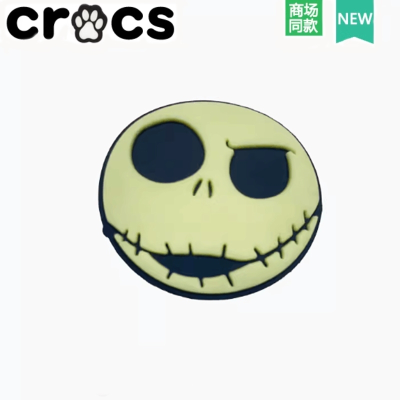 Crocs Hole Shoes Shoes Flower Carlo Chi Accessories Shoe Buckle Cartoon Nightmare Before Christmas Halloween Series Zhib Star