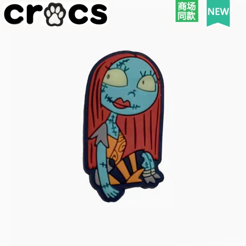 Crocs Hole Shoes Shoes Flower Carlo Chi Accessories Shoe Buckle Cartoon Nightmare Before Christmas Halloween Series Zhib Star
