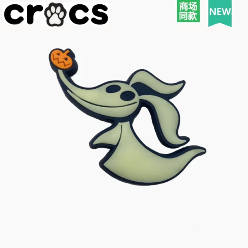 Crocs Hole Shoes Shoes Flower Carlo Chi Accessories Shoe Buckle Cartoon Nightmare Before Christmas Halloween Series Zhib Star