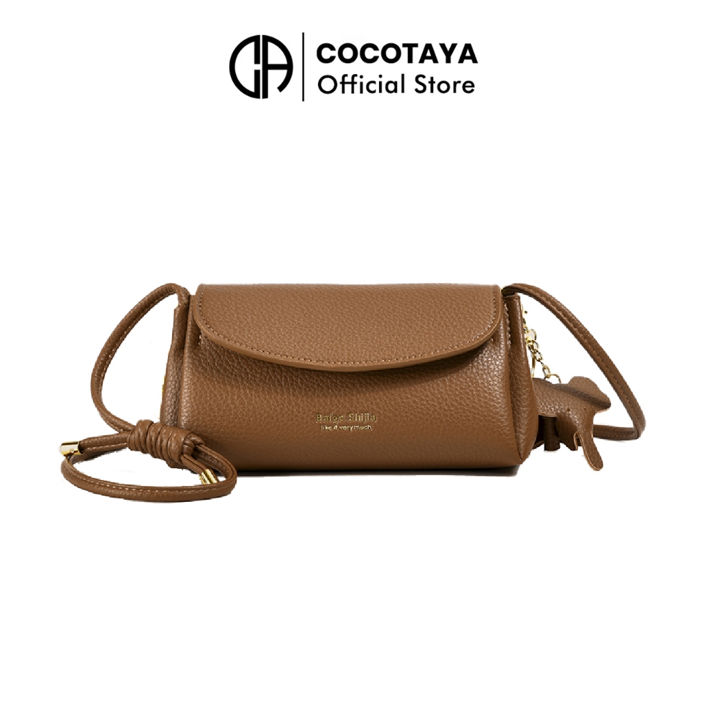 (COCOTAYA) กระเป๋าสะพายไหล่ กระเป๋าเมสเซนเจอร์ ขนาดเล็ก แบบพกพา อเนกประสงค์