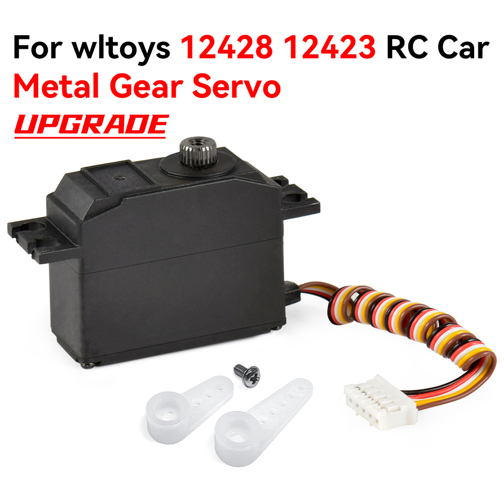 อะไหล่เกียร์เซอร์โวโลหะ สําหรับรถบังคับ Wltoys 1/12 12428 12423