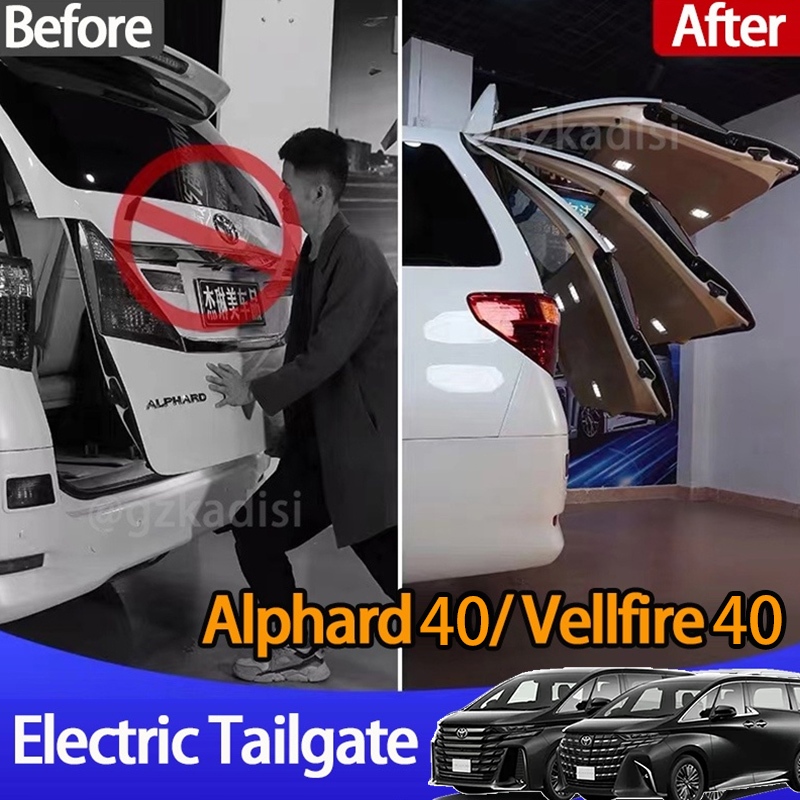 Plug and Play Alphard 40 Vellfire 40 (2023.6-2027) รีเลย์เปิดอัตโนมัติ agh40 anh40 AH40 touch Power Boot Relay รีเลย์ไฟฟ้าประตูท้าย4