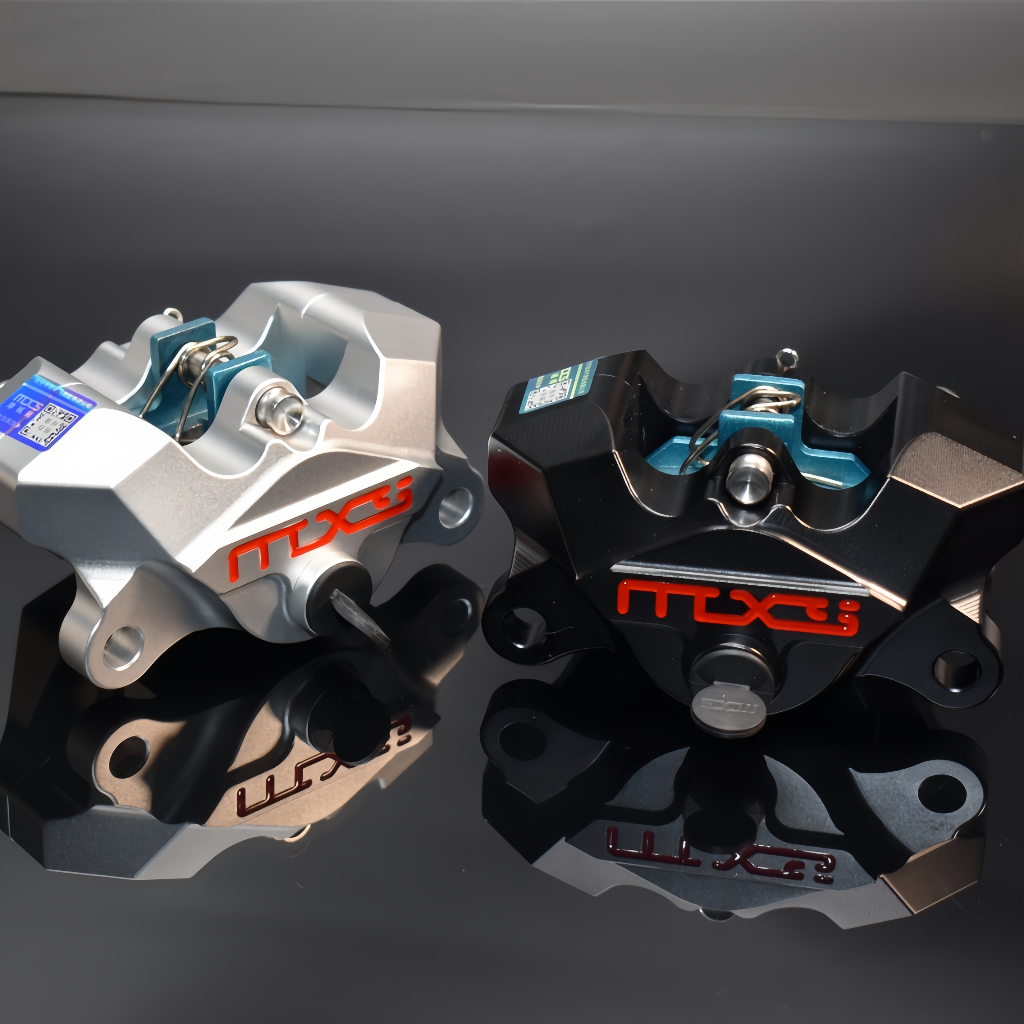 รถจักรยานยนต์เบรค Caliper 2 ลูกสูบ 84 มม.Pitching Universal ด้านหน้าด้านหลังล้อสําหรับ Pitbike Street Scoote จักรยาน Dirtbike Disc Caliper