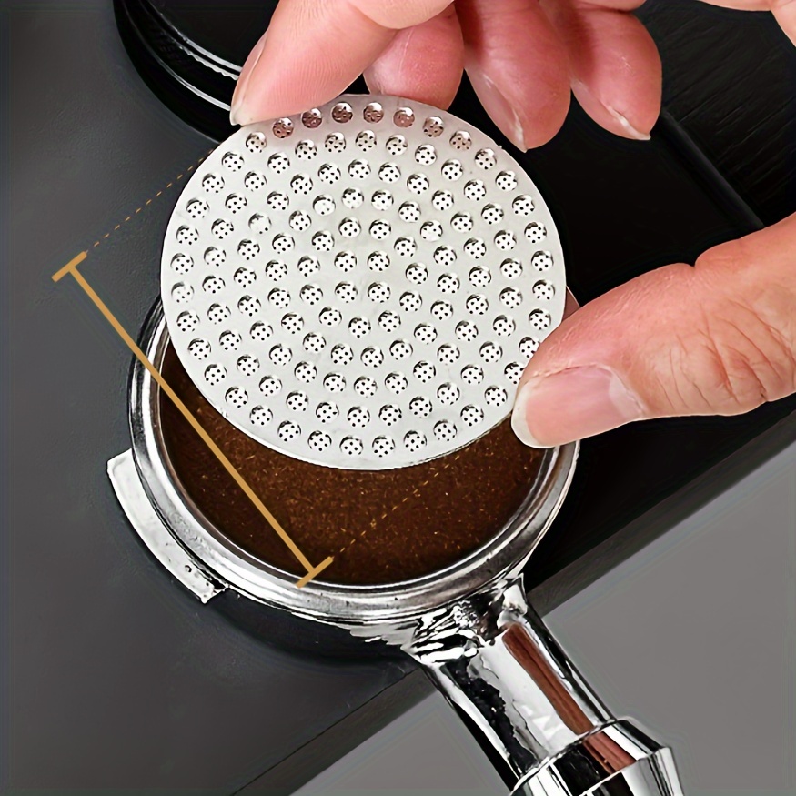 51 มม./53 มม./58 มม.กาแฟ Portafilter หน้าจอ 304 สแตนเลส Puck Filter อุปกรณ์เสริม