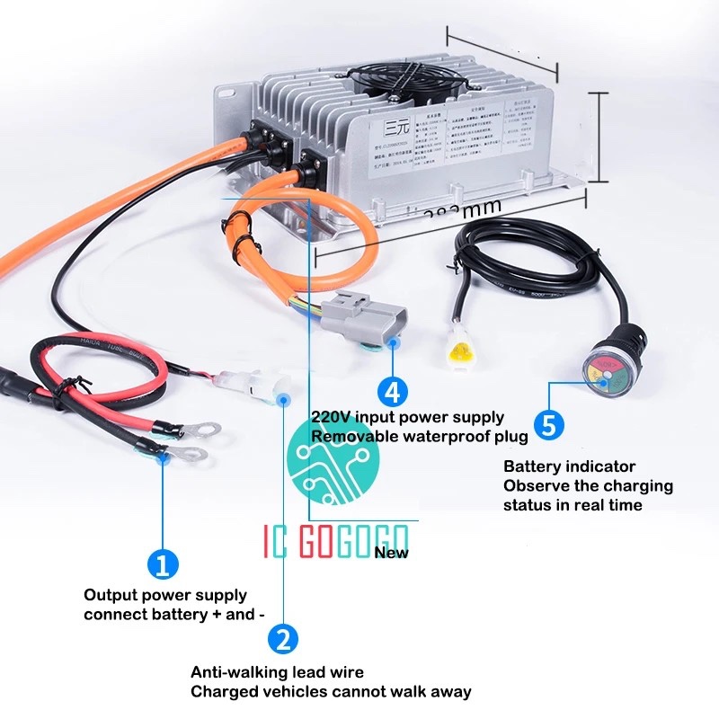 24v 48V 60V 72V 84V 12V 36V 100.8V Li-ion ion Lipo Lifepo4 แบตเตอรี่ลิเธียม Charger กันน้ํารถ Fast Charge 15A 20A 25A 30A 40A 60A ebike Pack 10S 16S 24S 20S 20S 20S 24S 20S 24S 20S - รูปที่ 2
