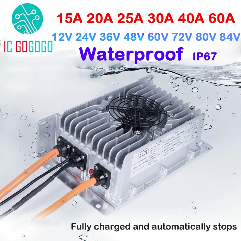 24v 48V 60V 72V 84V 12V 36V 100.8V Li-ion ion Lipo Lifepo4 แบตเตอรี่ลิเธียม Charger กันน้ํารถ Fast Charge 15A 20A 25A 30A 40A 60A ebike Pack 10S 16S 24S 20S 20S 20S 24S 20S 24S 20S