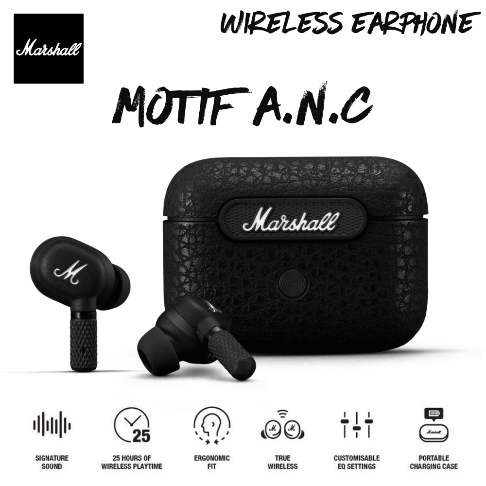 MARSHALL MOTIF ANC / MINOR III ชุดหูฟังไร้สาย Bluetooth