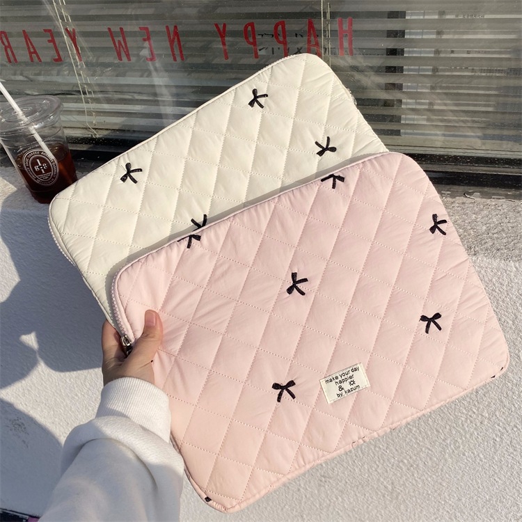 กระเป๋าแล็ปท็อปปักลายเกาหลี Ipad Liner Bag Ballet Butterfly Style INS 10/11 นิ้ว 13/14 นิ้ว