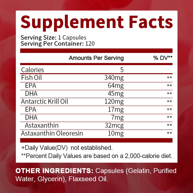 Alliwise Astaxanthin แคปซูล 10 มก . พร ้ อมน ้ ํามันปลาสําหรับสารต ้ านอนุมูลอิสระตามธรรมชาติ , ปรับปรุงสุขภาพผิว , สุขภาพตา , บรรเทาอาการอักเสบ - รูปที่ 4