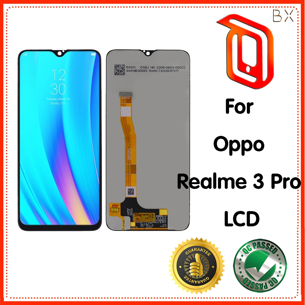 สําหรับ OPPO Realme 3 Pro LCD RMX1851 จอแสดงผล Touch Screen Digitizer Assembly สําหรับ Realme 3Pro LCD เปลี ่ ยน