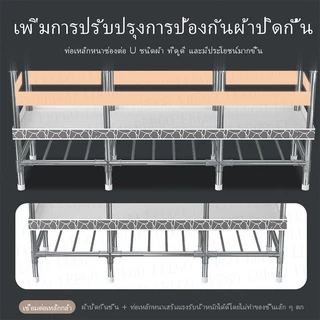 【 1 ปี】Leego ตู้ผ้าเหล็ก ท่อขนาด20มม ข้อต่อเหล็ก ข้อต่อโลหะเจือ รับน้ำหนักได้ 600กก. แข็งแรงทนทาน ตู้เสื้อผ้า 205 ซม. มี6ขนาดให้เลือก ตู้เสื้อผ้าDIY เสื้อผ้า ประกอบเอง แข็งแรงทนทาน เอนกประสงค์ ผ้าคลุมกันน้ำกันฝุ่น ซักได้ ติดตั้งง่าย