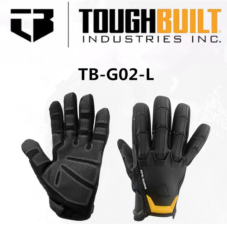 Toughbuilt TB-G02-L ถุงมือป ้ องกันการจัดการแรงงานเทคโนโลยีระดับมืออาชีพ