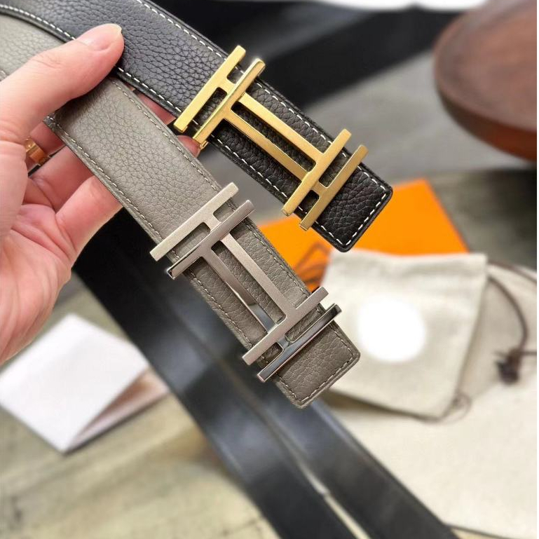 Spot QUALITY H AU CARRE BELT BUCKLE & REVERSIBLE LEATHER STRAP 32MM พร ้ อมชุดกล ่ องของขวัญ