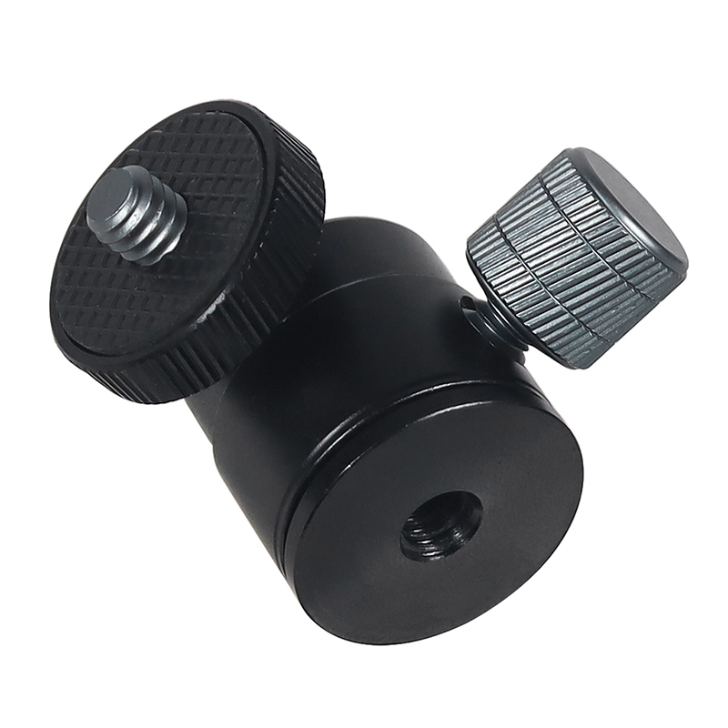 Feichao สําหรับ GoPro 13 12 11 / Insta360 X4 X3 Mini BallHead 360 หมุน 1/4 สกรูขาตั้งกล้อง Ball Head ล็อคลูกบิดสําหรับ Monopod แฟลช Light Stand Video