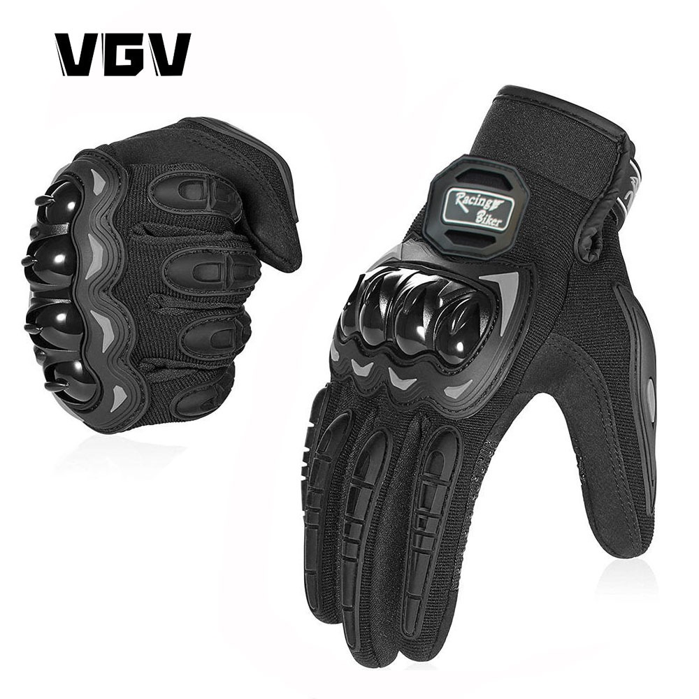 VGVถุงมือขับรถมอเตอร์ไซค์ ทัชสกรีน เล่นโทรศัพท์ได้ ป้องกันการลื่นไถลและทนต่อการสึกหรอ