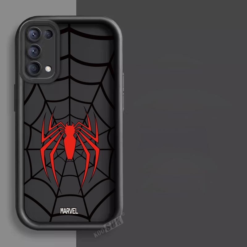 รูปแบบสําหรับoppo Reno 4 5 6 7 8 8T Spider Webอะนิเมะการ ์ ตูนTPUนุ ่ มปลอกโทรศัพท ์ Protectorฝาครอบ