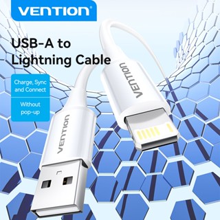 Vention USB 2.0 USB ตัวผู้ เป็น Lightning ตัวผู้ 2.4A สายเคเ…