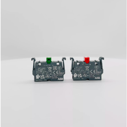 Abb Button Contact Auxiliary Contact MCB-10 สีเขียว ปกติเปิด MCB-01 สีแดง ปิดปกติ