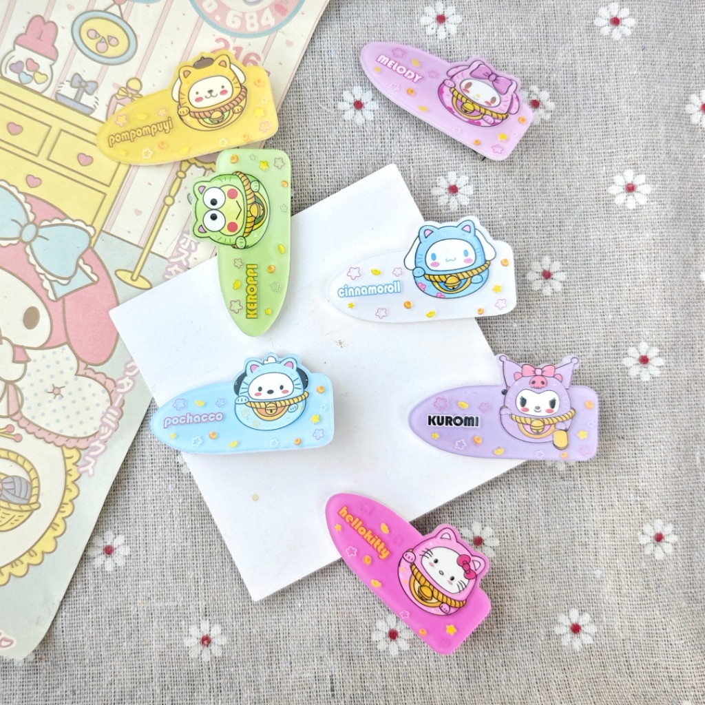 การ ์ ตูนเกาหลีหยดน ้ ําตา Sanrio กิ ๊ บติดผมหญิง ins น ่ ารักนักเรียน kuloomi ของขวัญวันเกิด