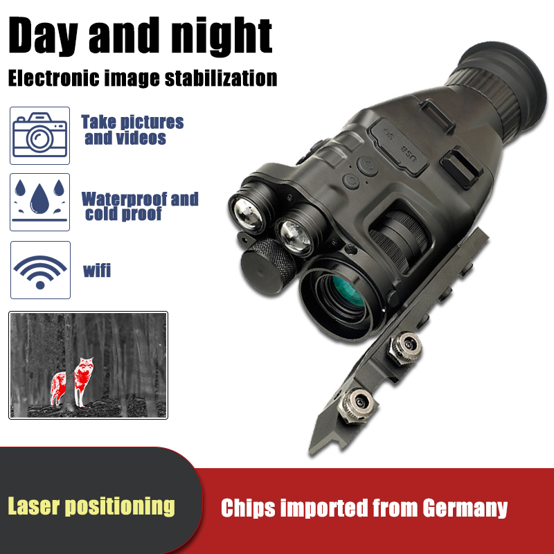 Henbaker CY789 อินฟราเรด Night Vision Scope 940nm Digital Night Vision Monocular อุปกรณ์ Wifi APP 10