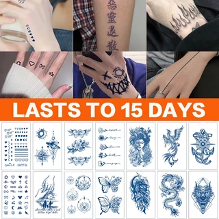 【COCO Magic tattoo】สติกเกอร์รอยสักชั่วคราว กึ่งถาวร กันน้ํา ติดทนนาน 15 วัน 18 ซม.*11 ซม.