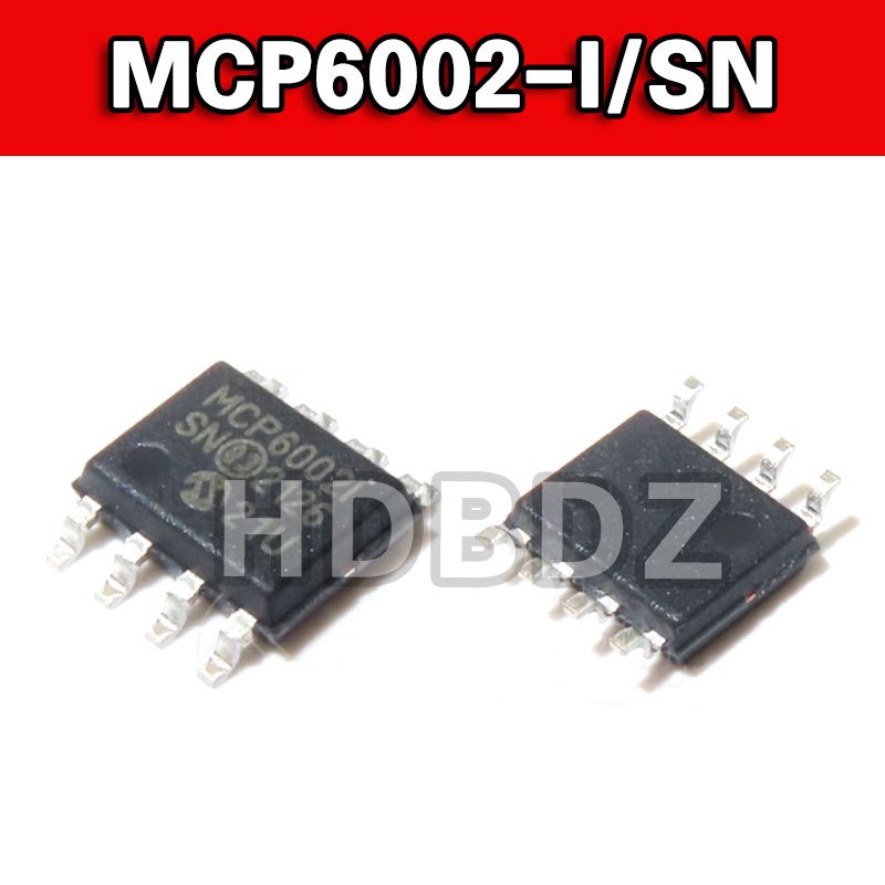 10pcs MCP6002-I/SN MCP6002 SMD SOp8 เครื ่ องมือการดําเนินงานเครื ่ องขยายเสียงชิป IC