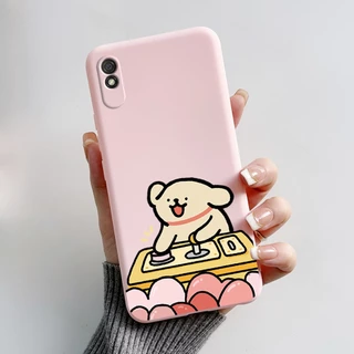 สําหรับ Xiaomi Redmi 7A 9A 9AT 9i 4G เคสโทรศัพท ์ แฟชั ่ นการ ์ ตูนพิมพ ์ ซิลิโคนกันกระแทก Soft TPU กรณี